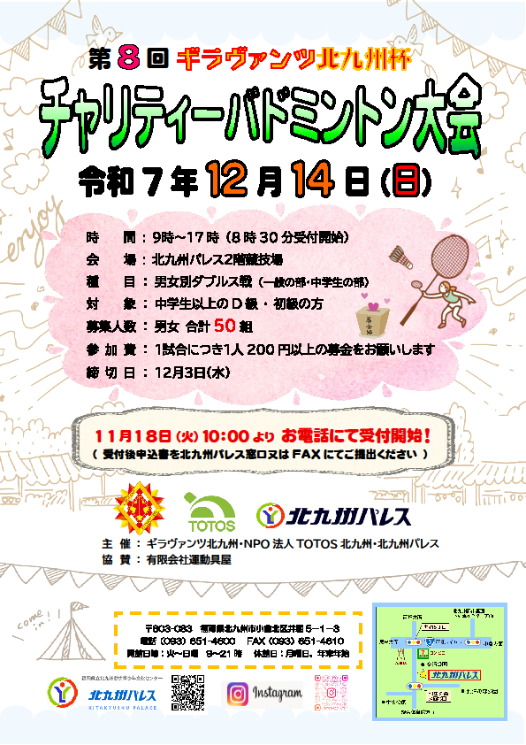 第８回チャリティーバドミントン大会